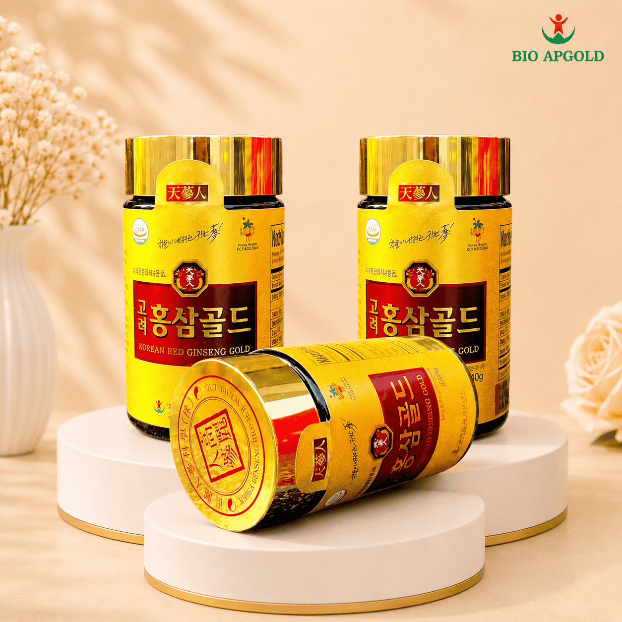 cao hồng sâm gold hàn quốc hộp 3 lọ