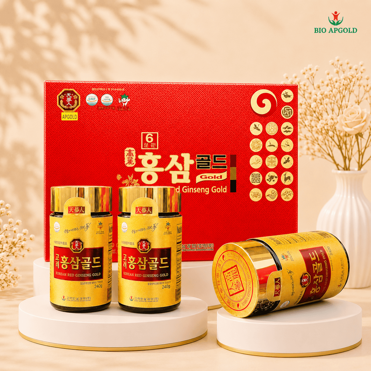 cao hồng sâm hàn quốc hộp 3 lọ