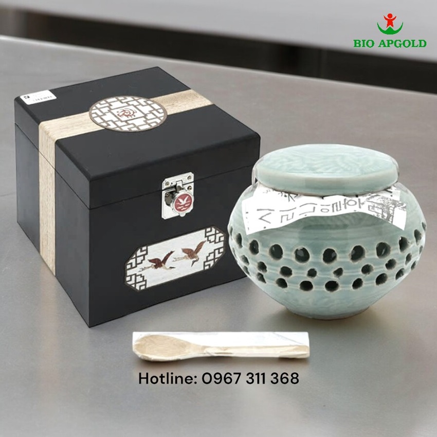 cao hồng sâm tỏi đen hàn quốc hộp 500g