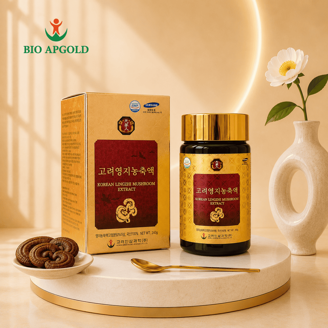 cao linh chi hàn quốc hộp 240g - Bio apgold