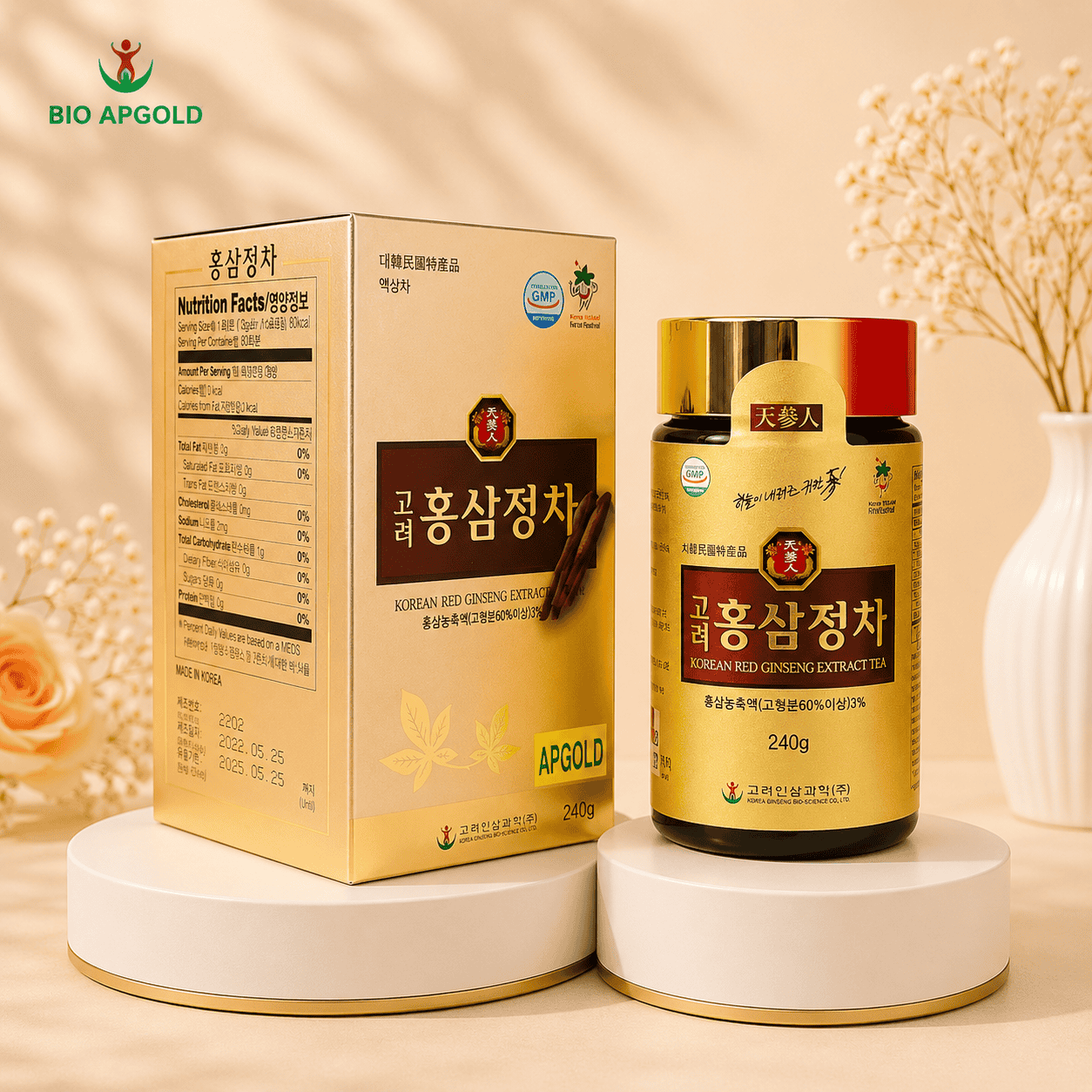 cao hồng sâm 6 năm tuổi hàn quốc hộp 240g