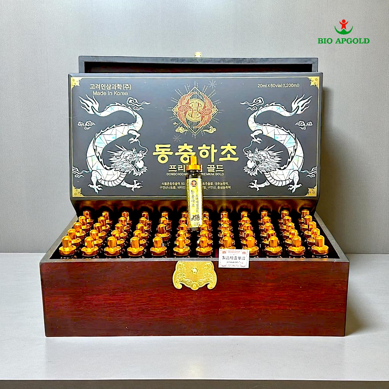 đông trùng hạ thảo 60 ống hàn quốc - Bio apgold