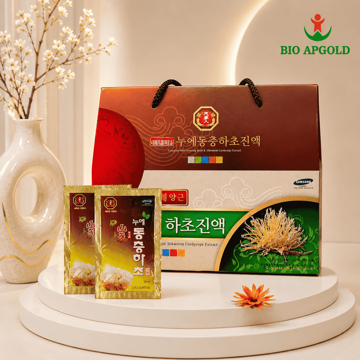 đông trùng sâm núi hàn quốc hộp 30 gói