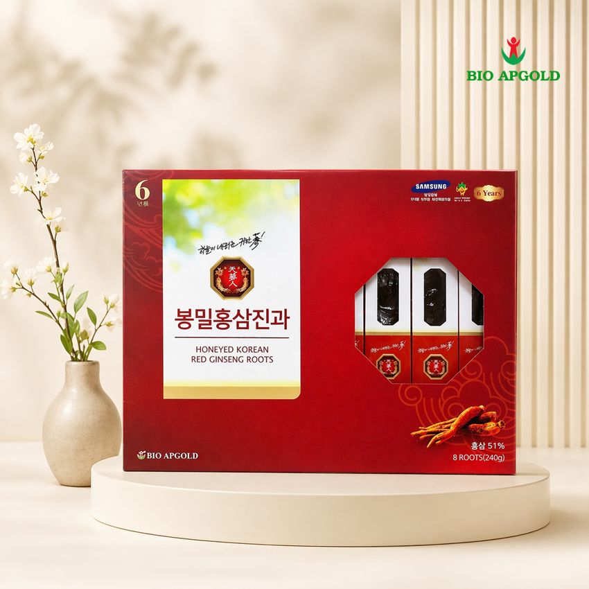 Hồng sâm củ tẩm mật ong hàn quốc
