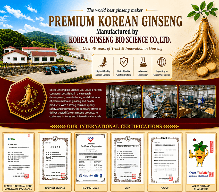 công ty korea ginseng bio science 