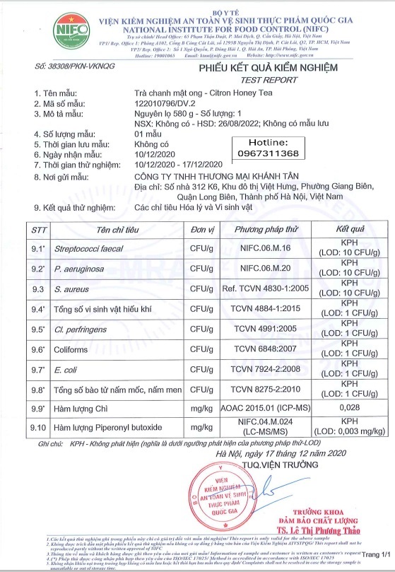 mật ong chanh vàng hàn quốc