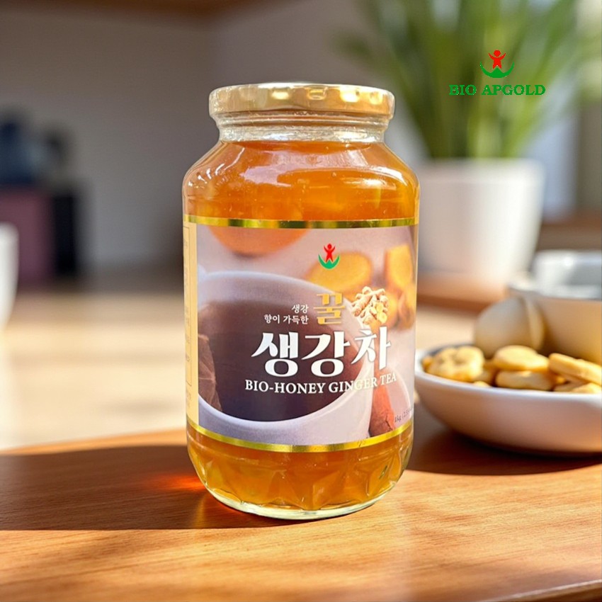 mật ong gừng hàn quốc lọ 1kg - Bio
