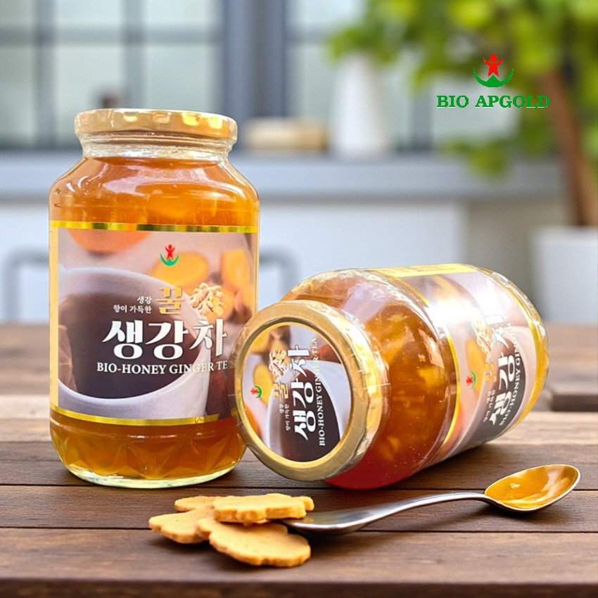 mật ong gừng hàn quốc lọ 1kg - Hansung food
