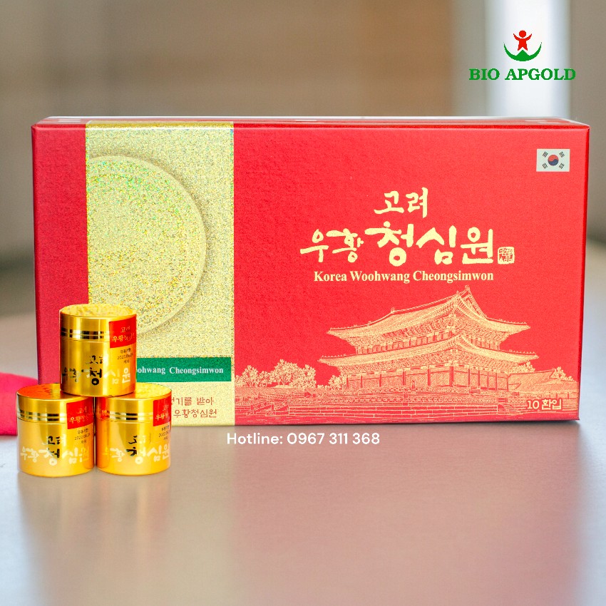 ngưu hoàng thanh tâm hàn quốc