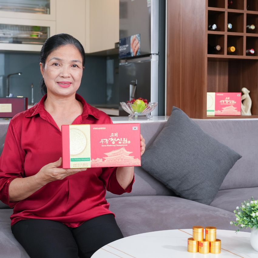 ngưu hoàng thanh tâm hàn quốc hộp 10 viên - woohwang cheong simwon