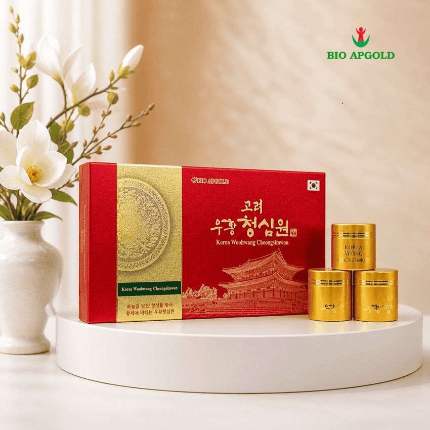 ngưu hoàng thanh tâm hộp 10 viên Hàn quốc