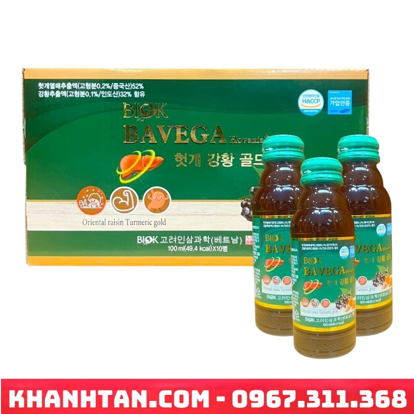 nước bổ gan bavega biok hàn quốc