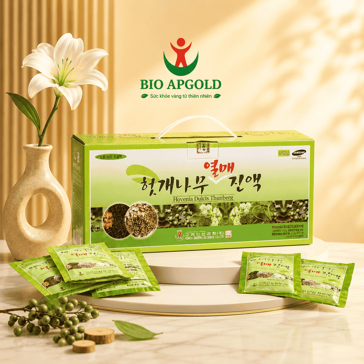 nước uống giải độc gan Hovenia Dulcis Hàn quốc