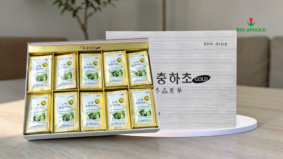 nước đông trùng hạ thảo hàn quốc dạng gói