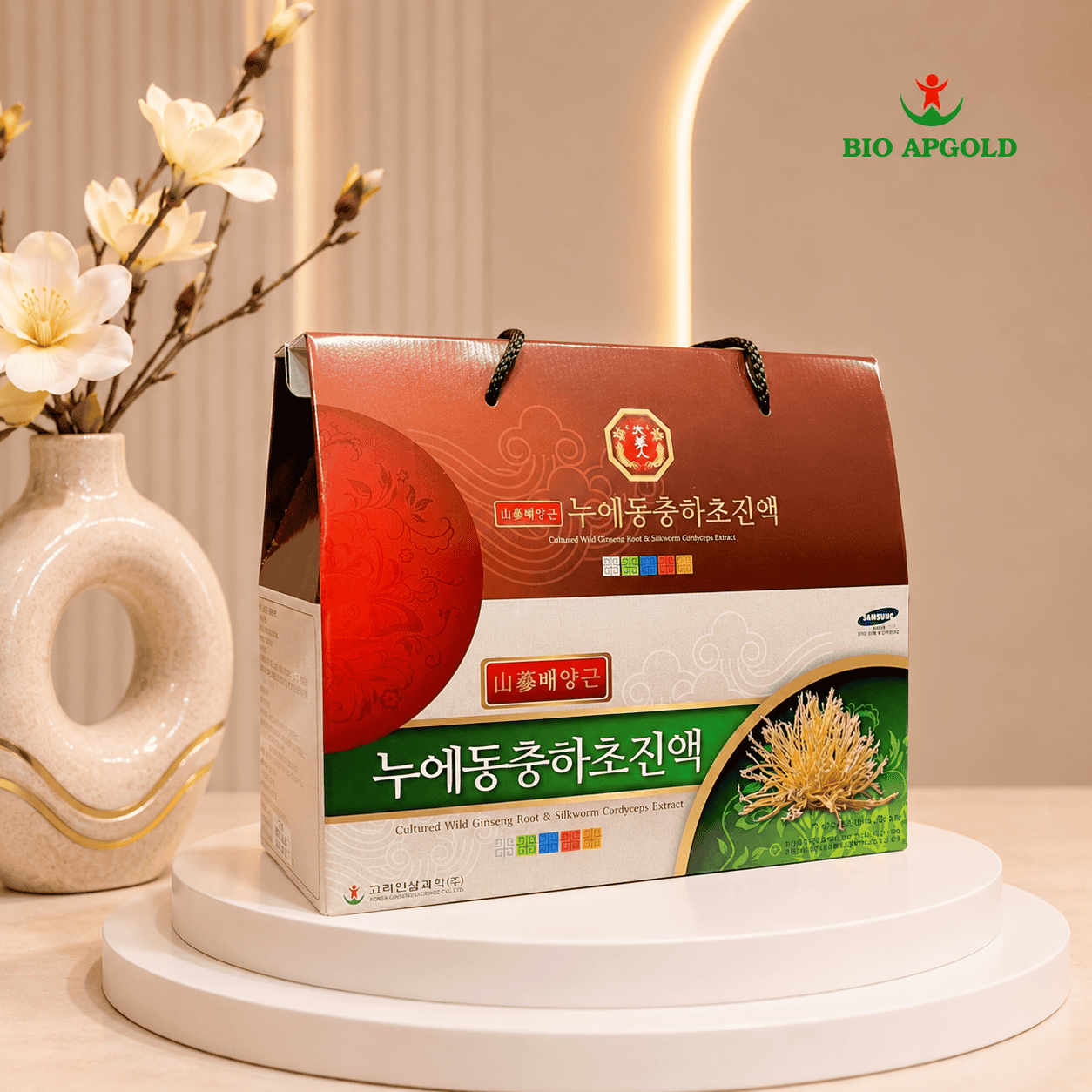 nước sâm núi đông trùng hạ thảo hộp 30 gói 