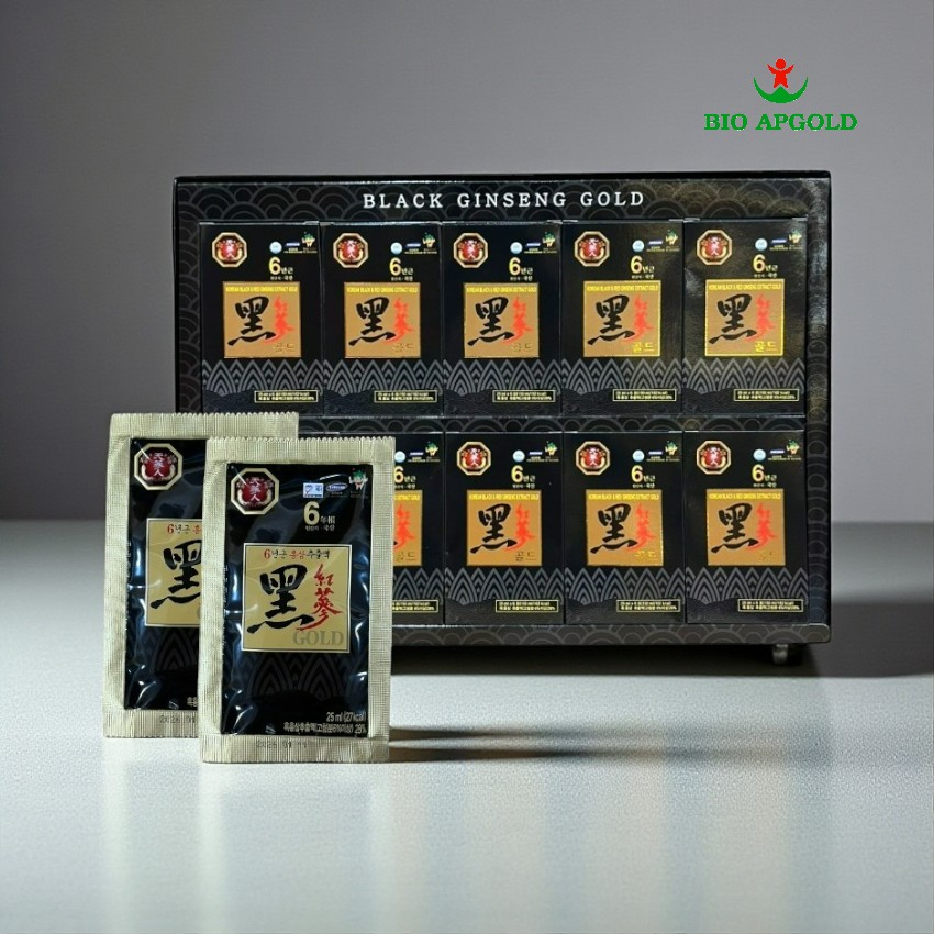 nước hắc sâm hàn quốc hộp 60 gói Bio apgold 