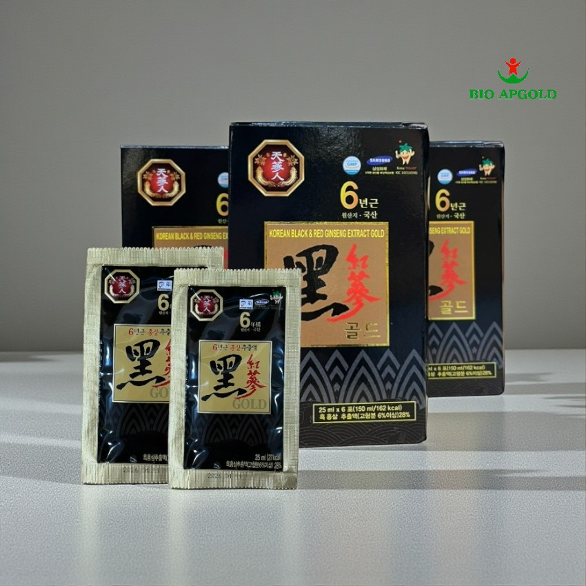 nước hắc sâm 60 gói bio apgold