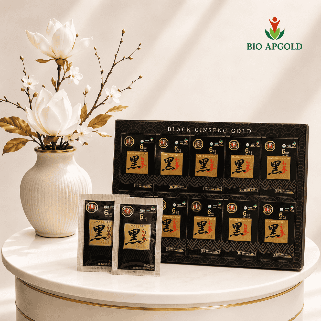 nước hắc sâm 60 gói bio apgold