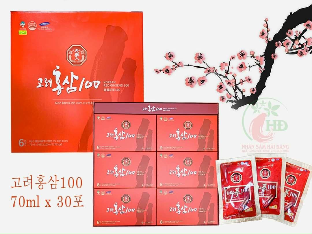 nước sâm nguyên chất hộp 30 gói bio 