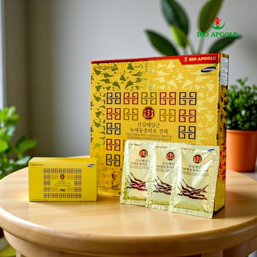 nước sâm núi đông trùng hạ thảo bio apgold