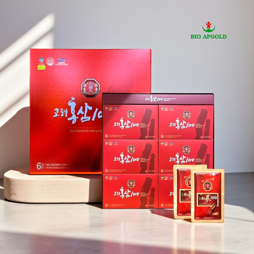 nước uống hồng sâm nguyên chất không đường 100%
