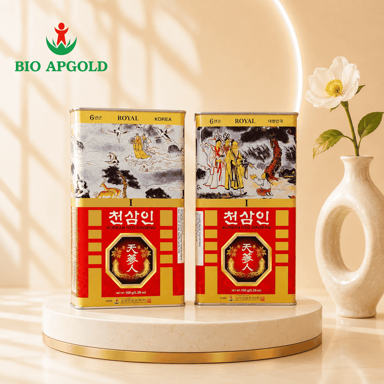 sâm củ khô hộp thiếc hộp 150g