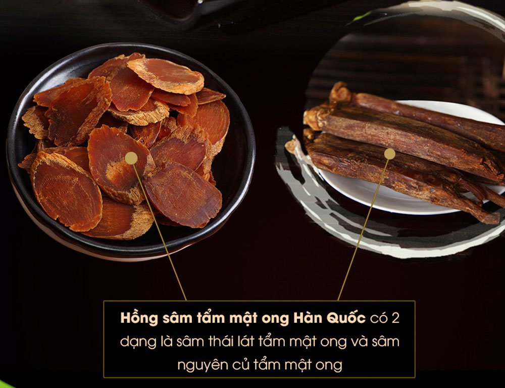 hồng sâm củ mật ong hàn quốc