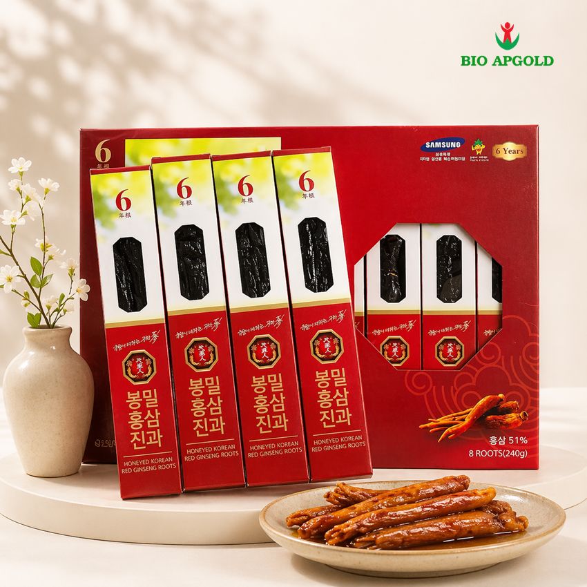 sâm củ tẩm mật ong hàn quốc