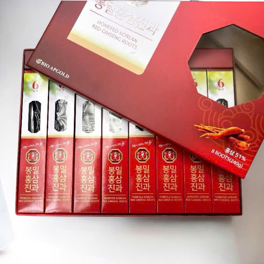sâm củ tẩm mật ong hàn quốc chính hãng