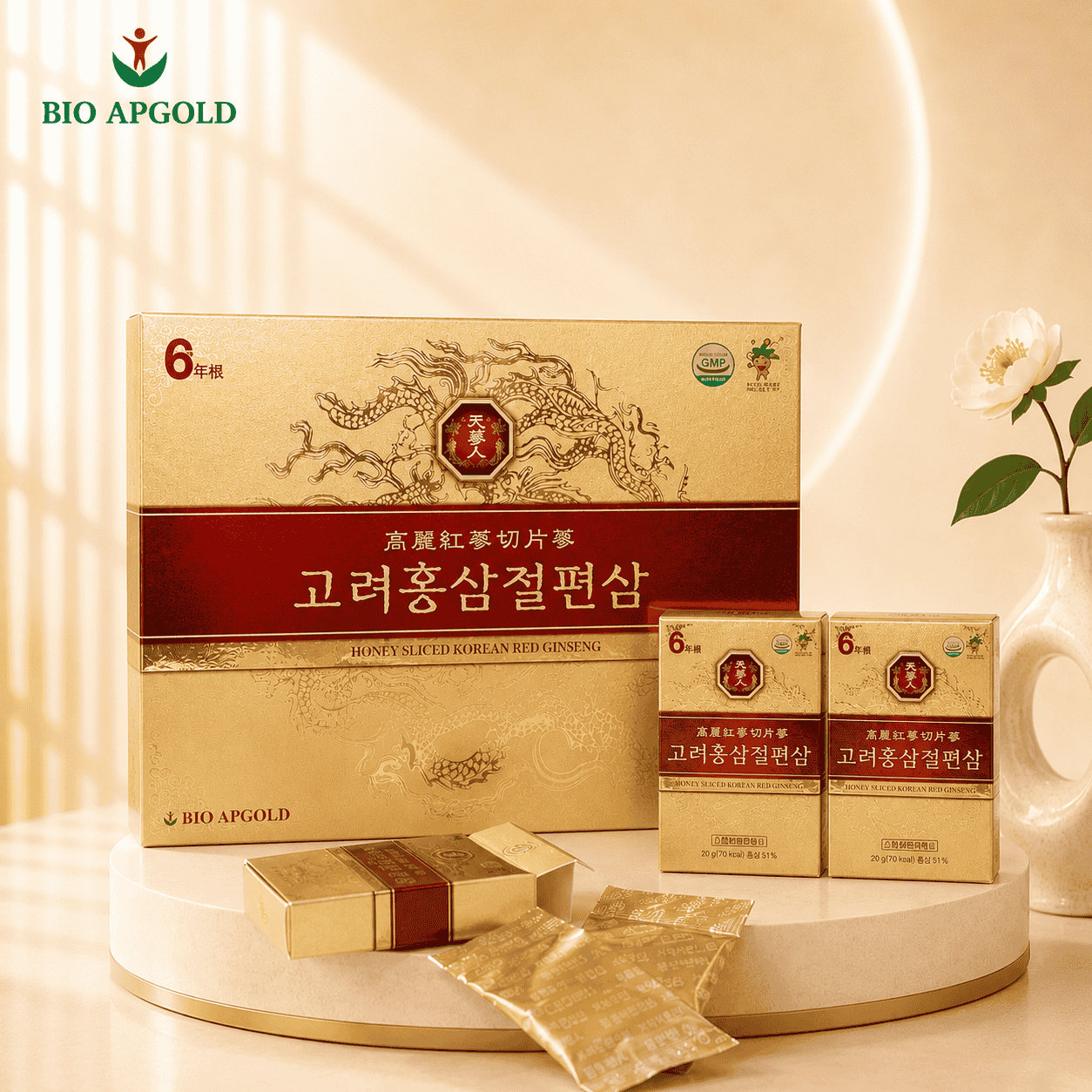 sâm lát tẩm mật ong chính hãng - Bio apgold