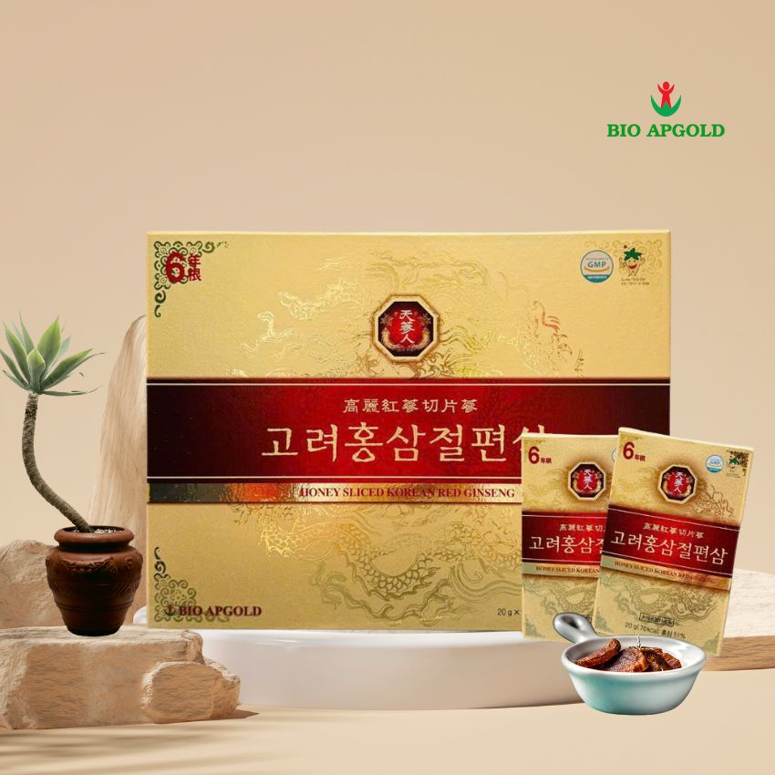 sâm lát tẩm mật ong hàn quốc hộp 200g