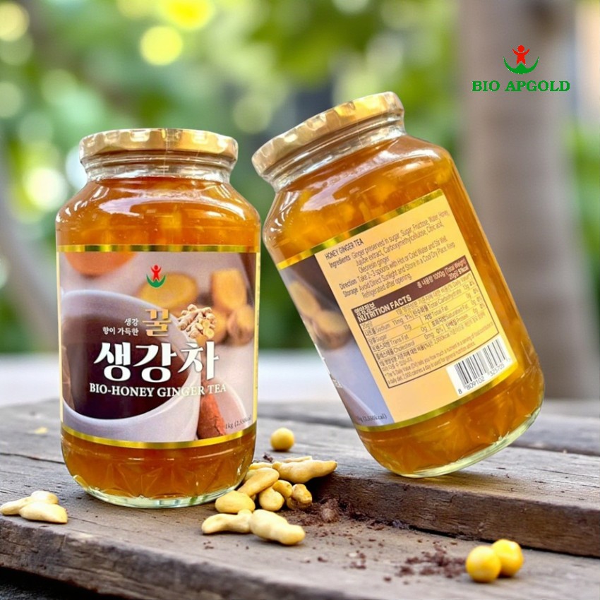 mật ong gừng hàn quốc lọ 1kg