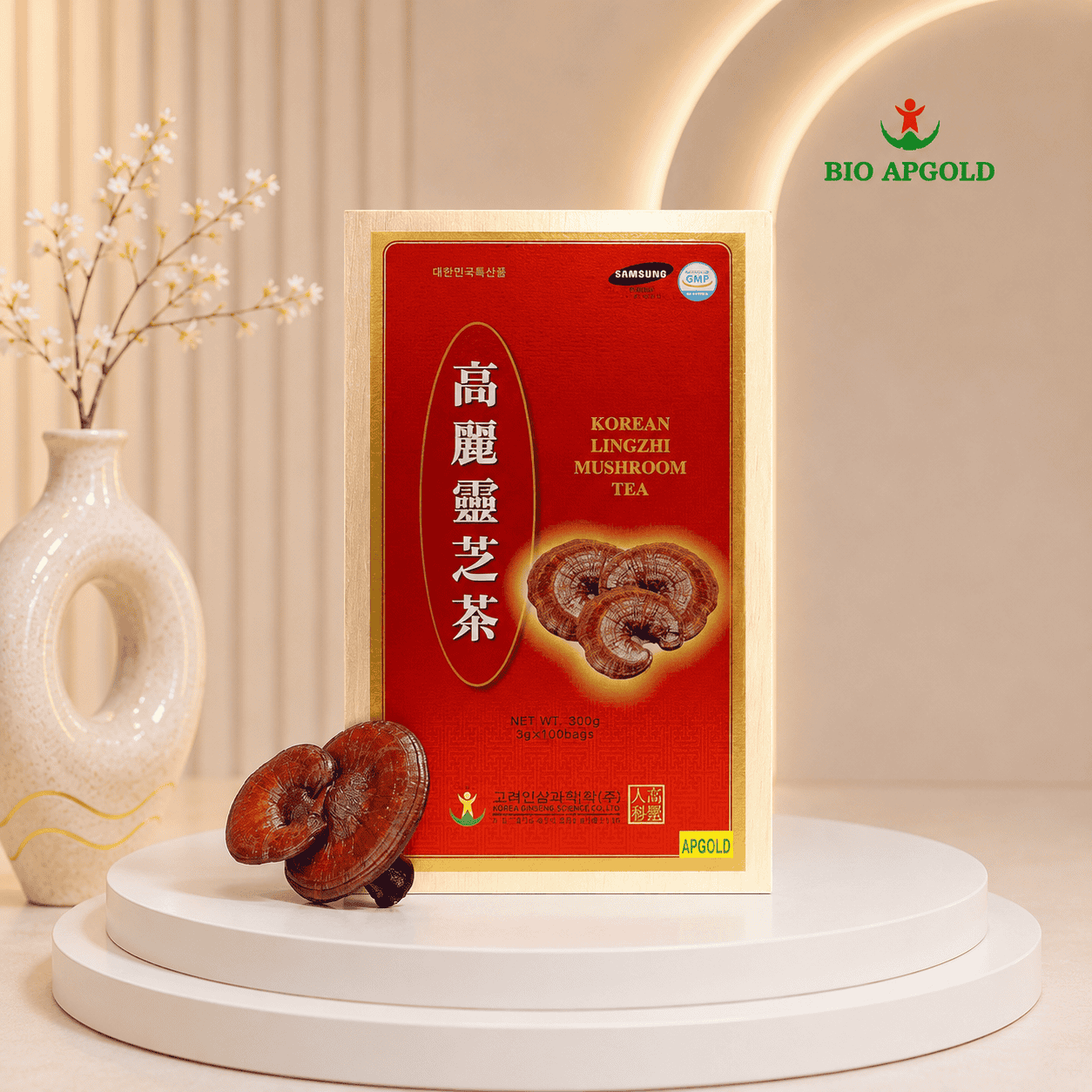 trà llnh chi hộp 100 gói bio apgold