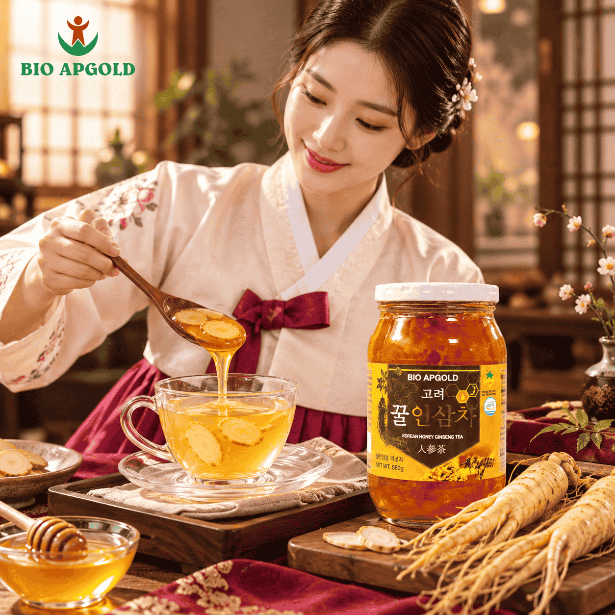 sâm tươi mật ong hàn quốc