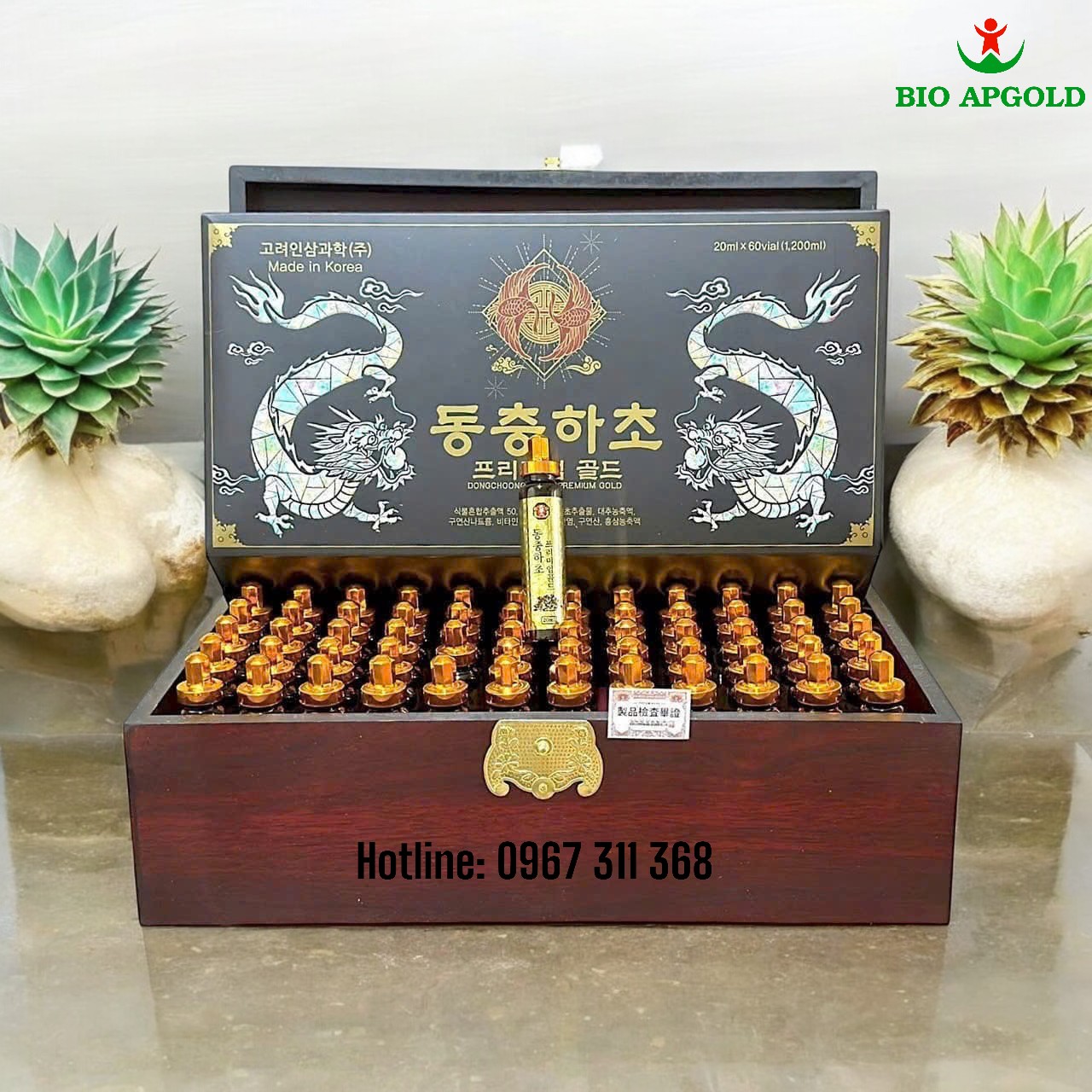 đông trùng chai hàn quốc