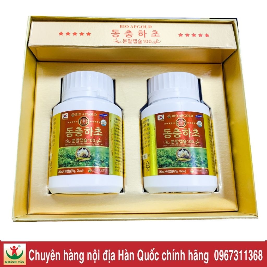 viên đông trùng hạ thảo nguyên chất 100%