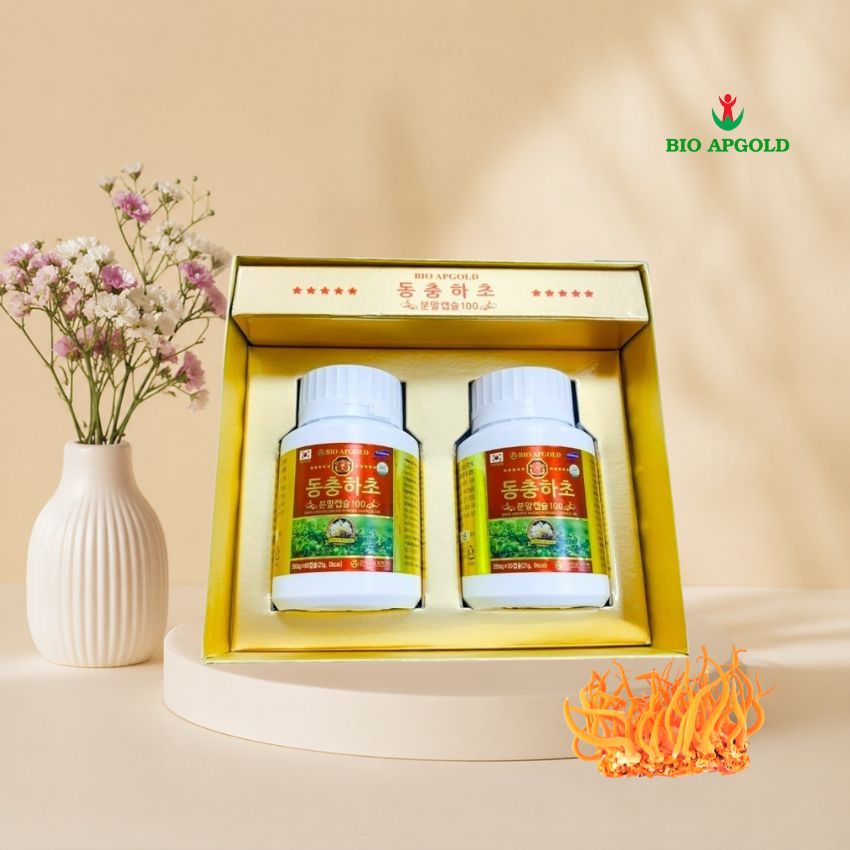 viên đông trùng hạ thảo nguyen chất 100%