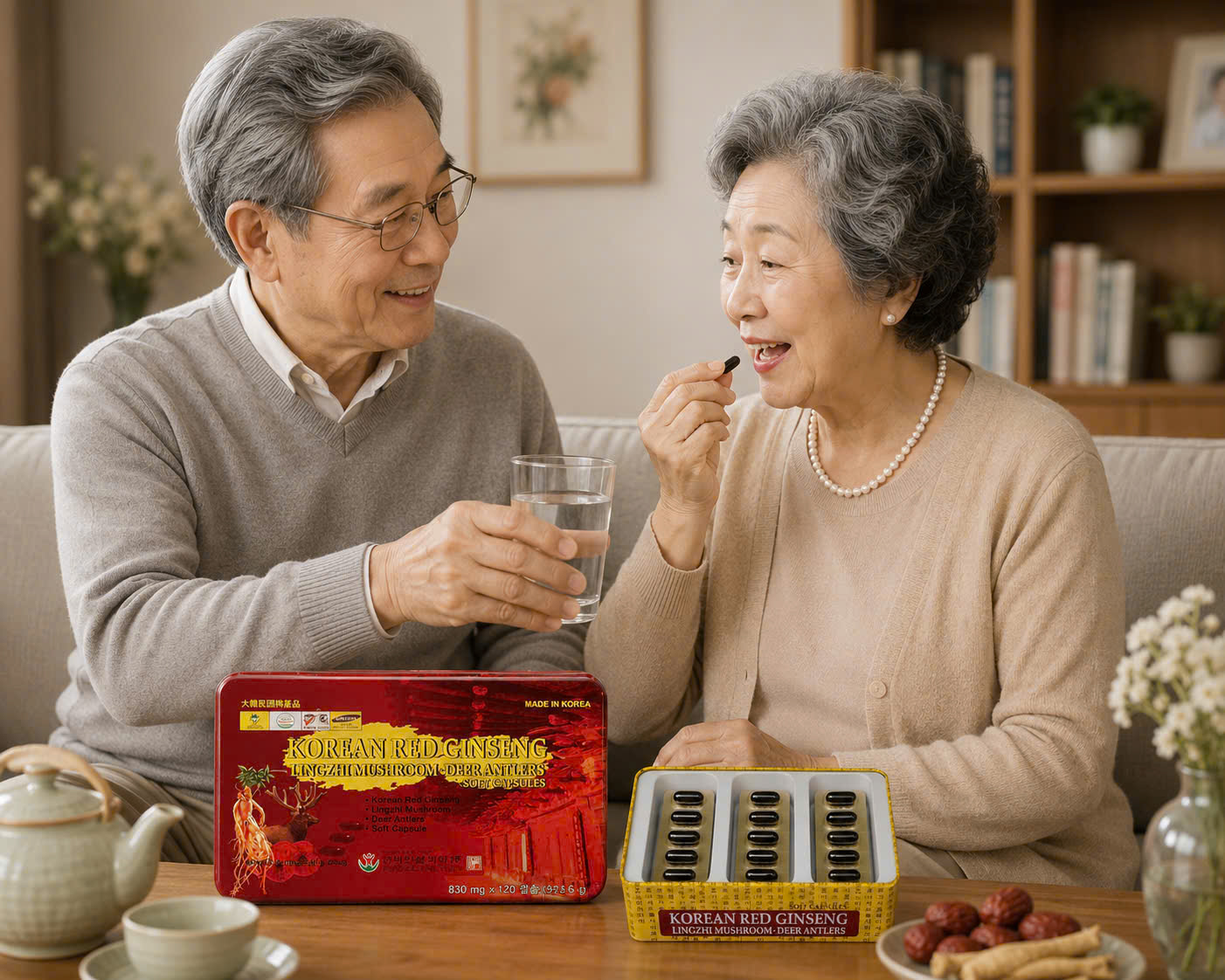 viên tổng hợp sâm nhung linh chi hàn quốc