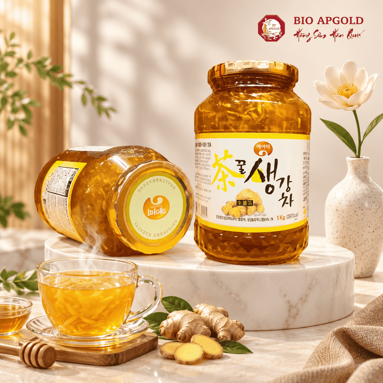 mật ong gừng gavo farm hàn quốc