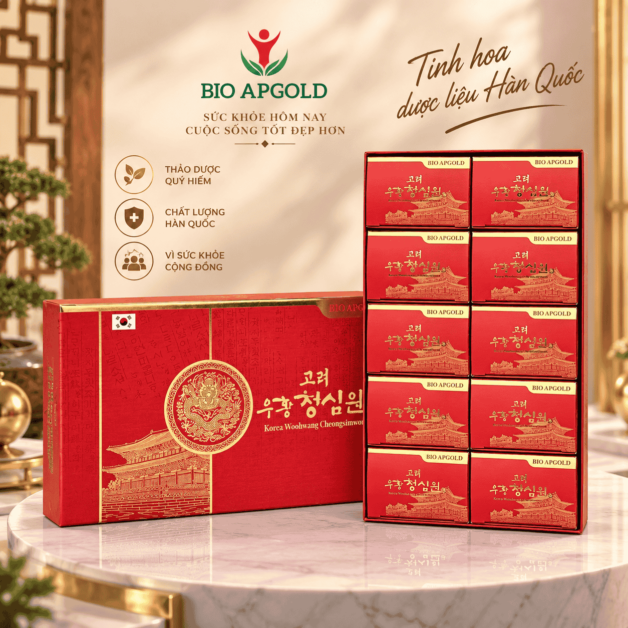 Ngưu Hoàng Thanh Tâm Hàn Quốc