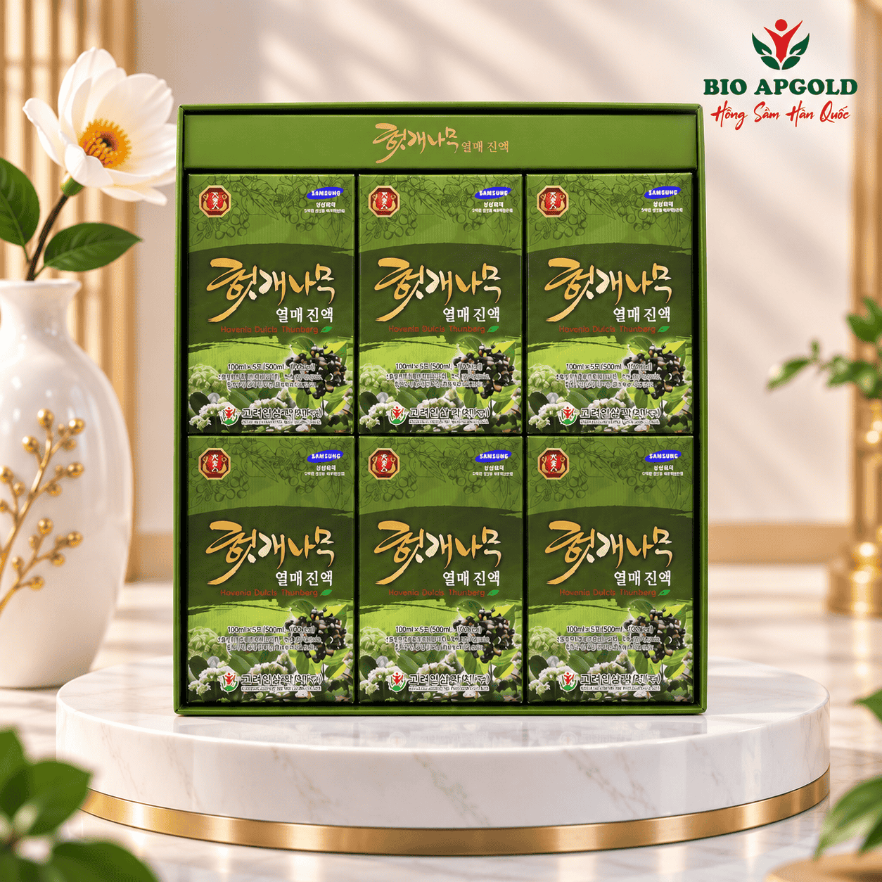 nước uống giải độc gan hàn quốc hộp 30 gói