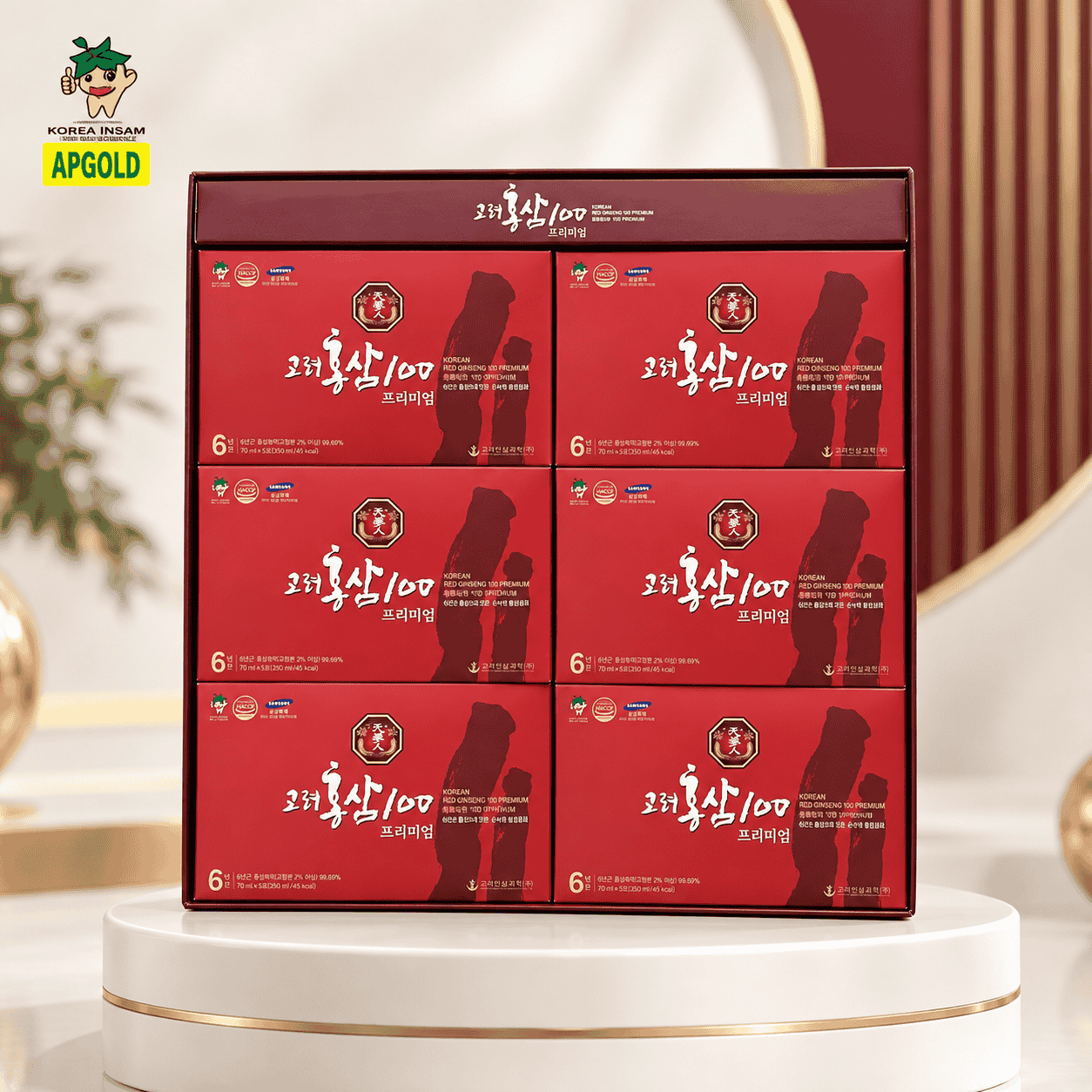 nước uống hồng sâm không đường dạng gói