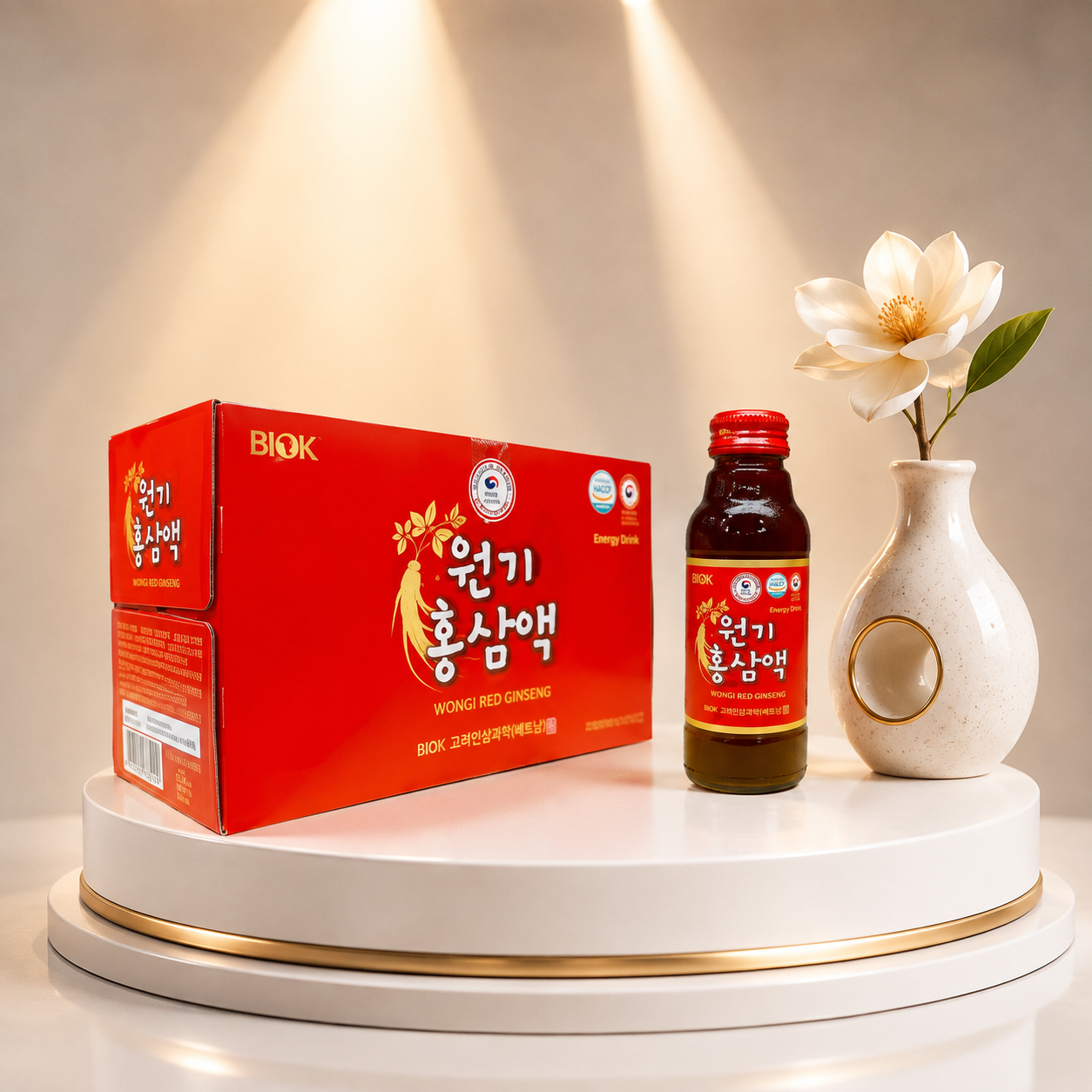 hồng sâm chai hàn quốc Biok hộp 10 chai