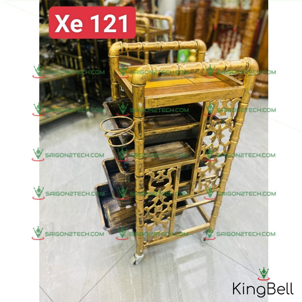 xe đẩy 5 tầng salon x121