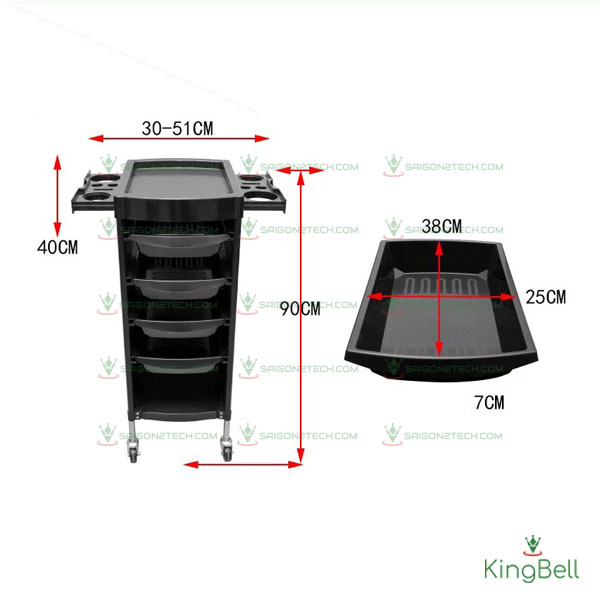 xe đẩy thuốc nhuộm x13