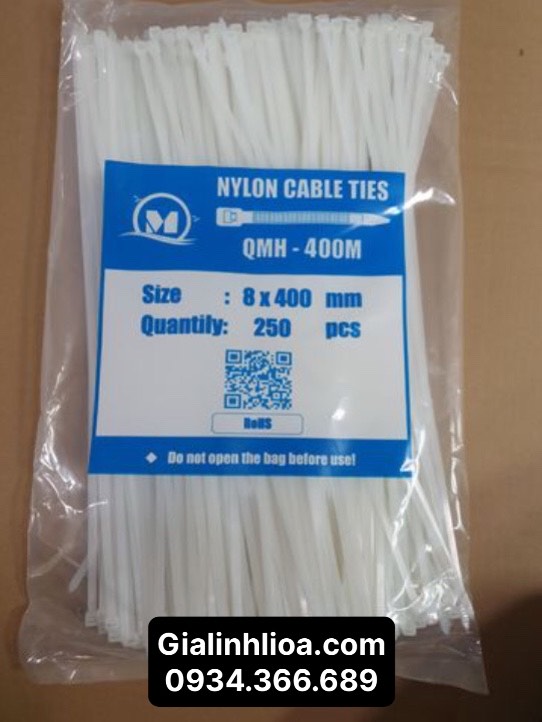 Lạt nhựa 40cm (Dây rút nhựa) | GHEN BÁN NGUYỆT MORELE - Ổ CẮM HÀN QUỐC ...