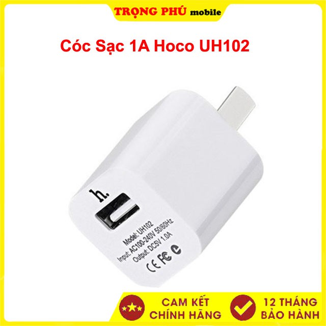 Cốc Sạc 1A Hoco UH102 Cho IPhone 4/5/6/7 80k