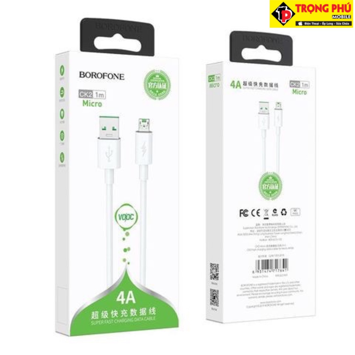 Cáp sạc BOROFONE bx33, CK2 Trọng phú mobile