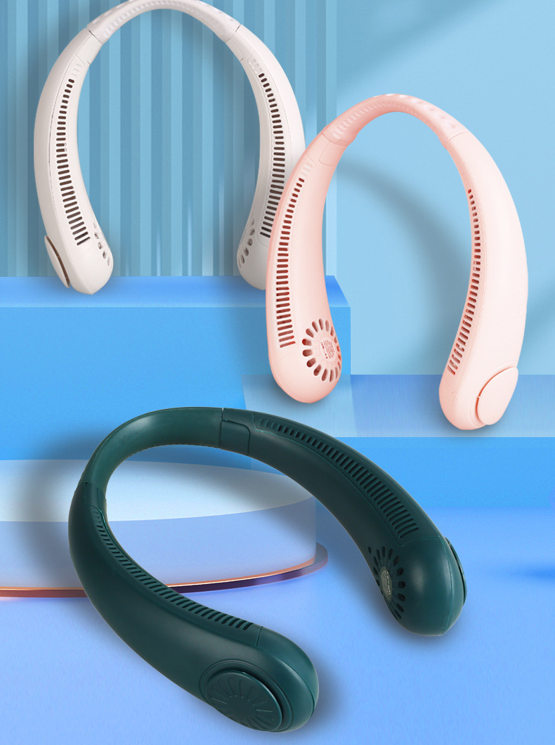 Quạt đeo cổ không cánh A18, L19 sạc usb