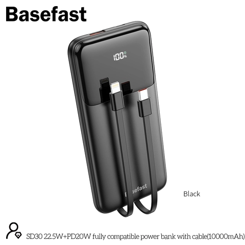 Sạc dự phòng 10000 mah - Basefast SD30 Trọng phú mobile